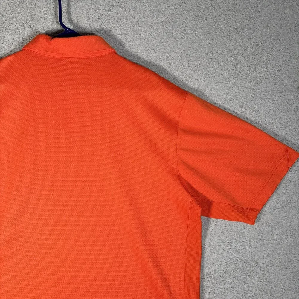Florida Gators Nike Team Polo‎ Men’s Size XL Orange Center Logo Sphere Dry UF
